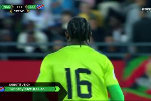 民主刚果第120分钟换门将！点球大战两次扑点，送尼日利亚出局