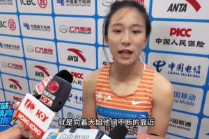 陈妤颉：满分100打150分 一直在练100米 本来对200米没有过多打算