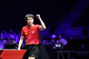 王楚钦：在第一局落后时能尽快的调整过来，我觉得做的还是不错的