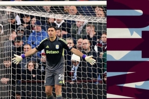 3次扑救狼队在禁区内的射门，维拉官方：大马丁当选队内最佳球员