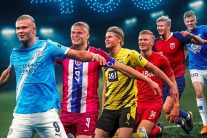 突破400球！哈兰德职业生涯至今已参与401球，在曼城144球23助