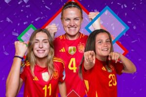 恭喜西班牙3-0德国卫冕女足欧国联冠军，两届赛事全部夺冠