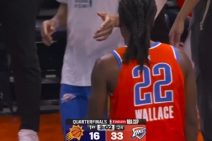 打不过呀！SGA反击轻松助攻华莱士空接上篮 雷霆已领先17分！