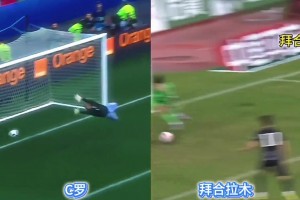 VAR确认进球有效！B费任意球被扑，维加补射助葡萄牙1-0领先