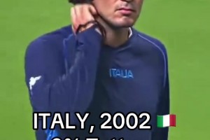 帅出天际！02世界杯意大利国家队堪称男模天团