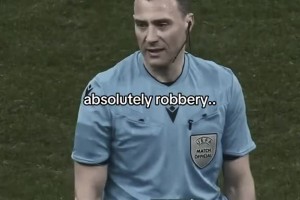 国米球迷怒斥被抢劫：一个点球没判，一个点球却判了