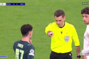 【集锦】欧冠-吕迪格送点哈兰德点射罗德里戈破荒 曼城2-1皇马